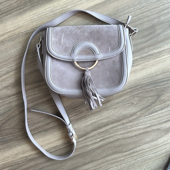 Lulu’s Lenox Taupe Suede Leather Purse - Picture 7 of 7
